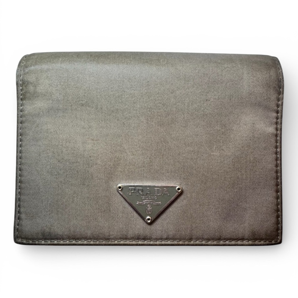 Prada Gray Bifold wallet